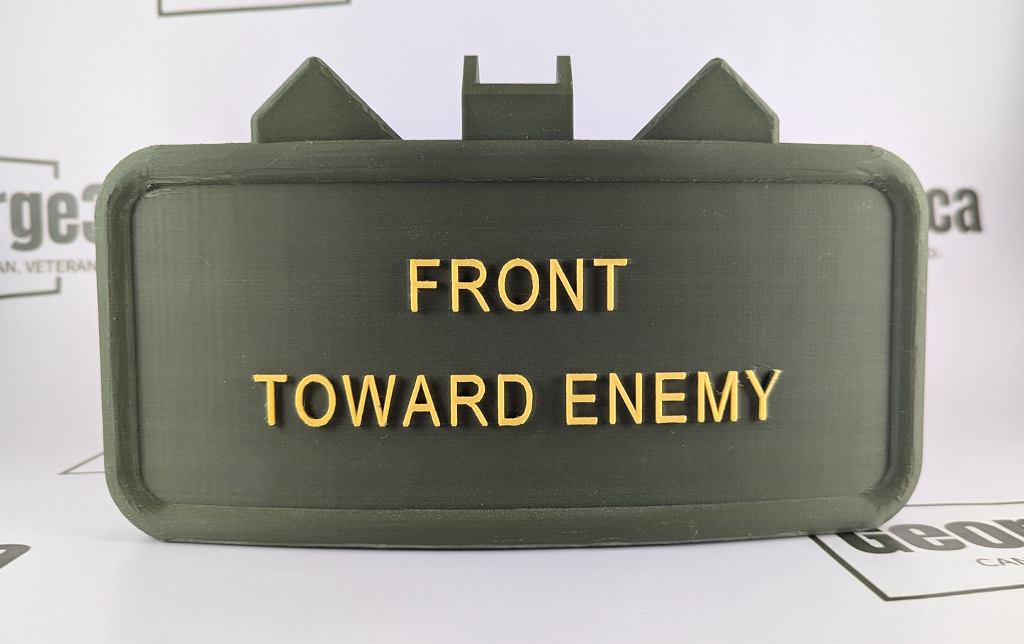 Claymore Hitch Receiver Cover | "Front Toward Enemy"