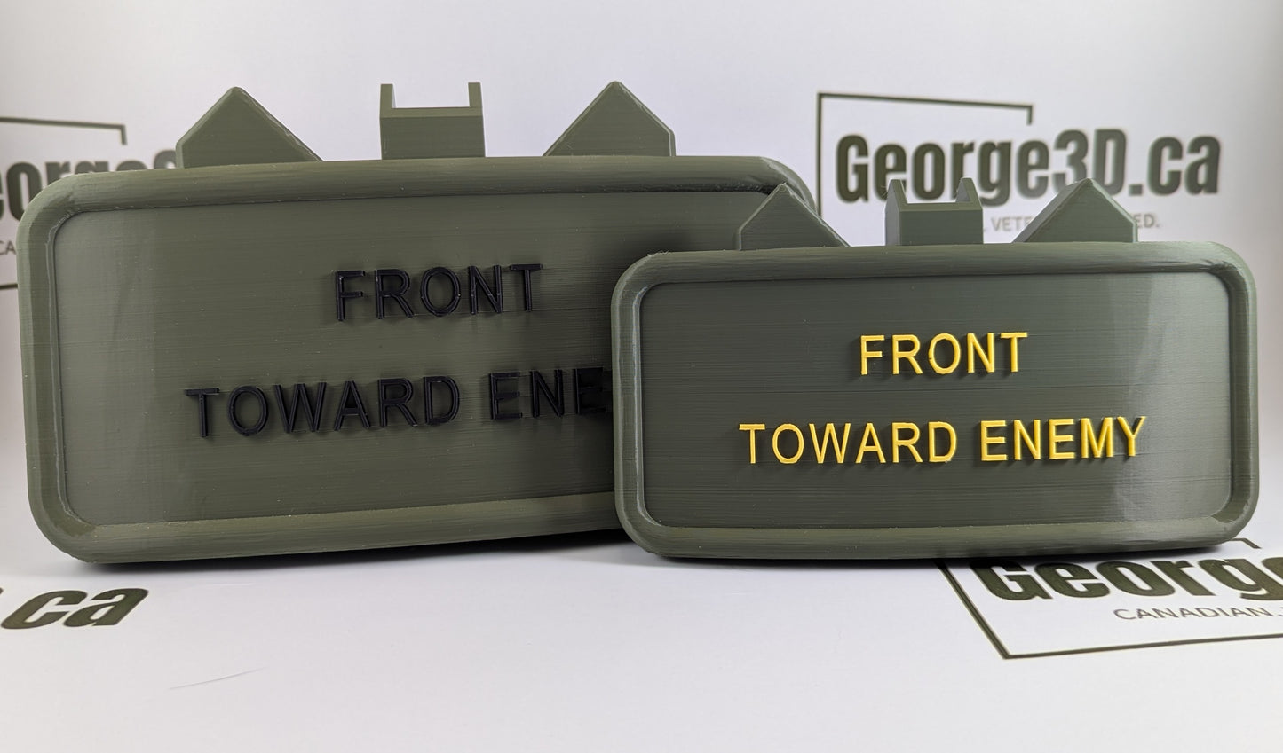 Claymore Hitch Receiver Cover | "Front Toward Enemy"
