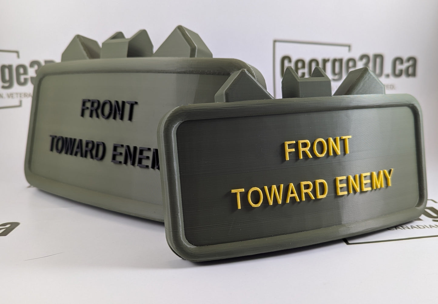 Claymore Hitch Receiver Cover | "Front Toward Enemy"