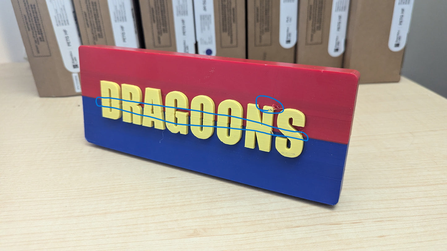 "DRAGOONS" Hitch Receiver Cover - IA and STOPPAGES SALE Item #4