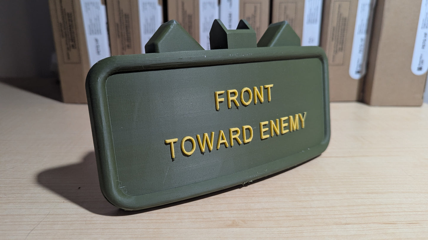 Claymore Hitch Receiver Cover - IA and STOPPAGES SALE Item #6 - Regular, 2 Inch, OG/Yellow