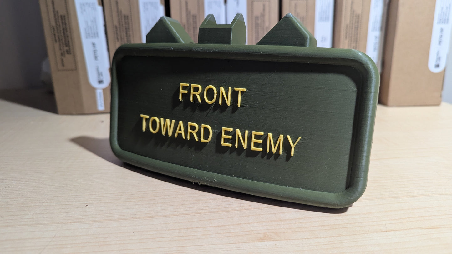 Claymore Hitch Receiver Cover - IA and STOPPAGES SALE Item #6 - Regular, 2 Inch, OG/Yellow