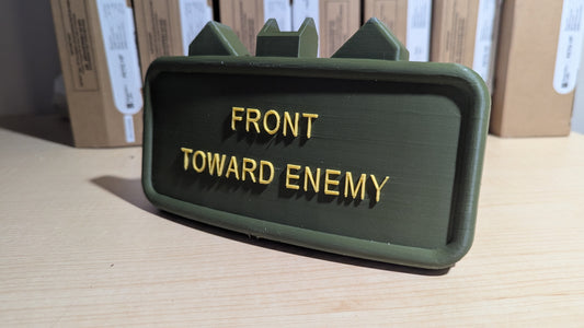 Claymore Hitch Receiver Cover - IA and STOPPAGES SALE Item #6 - Regular, 2 Inch, OG/Yellow