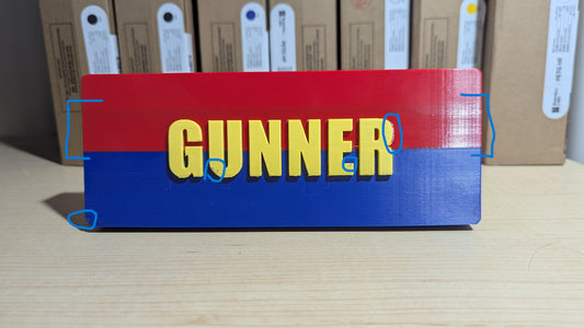"GUNNER" Hitch Receiver Cover - IA and STOPPAGES SALE Item #7