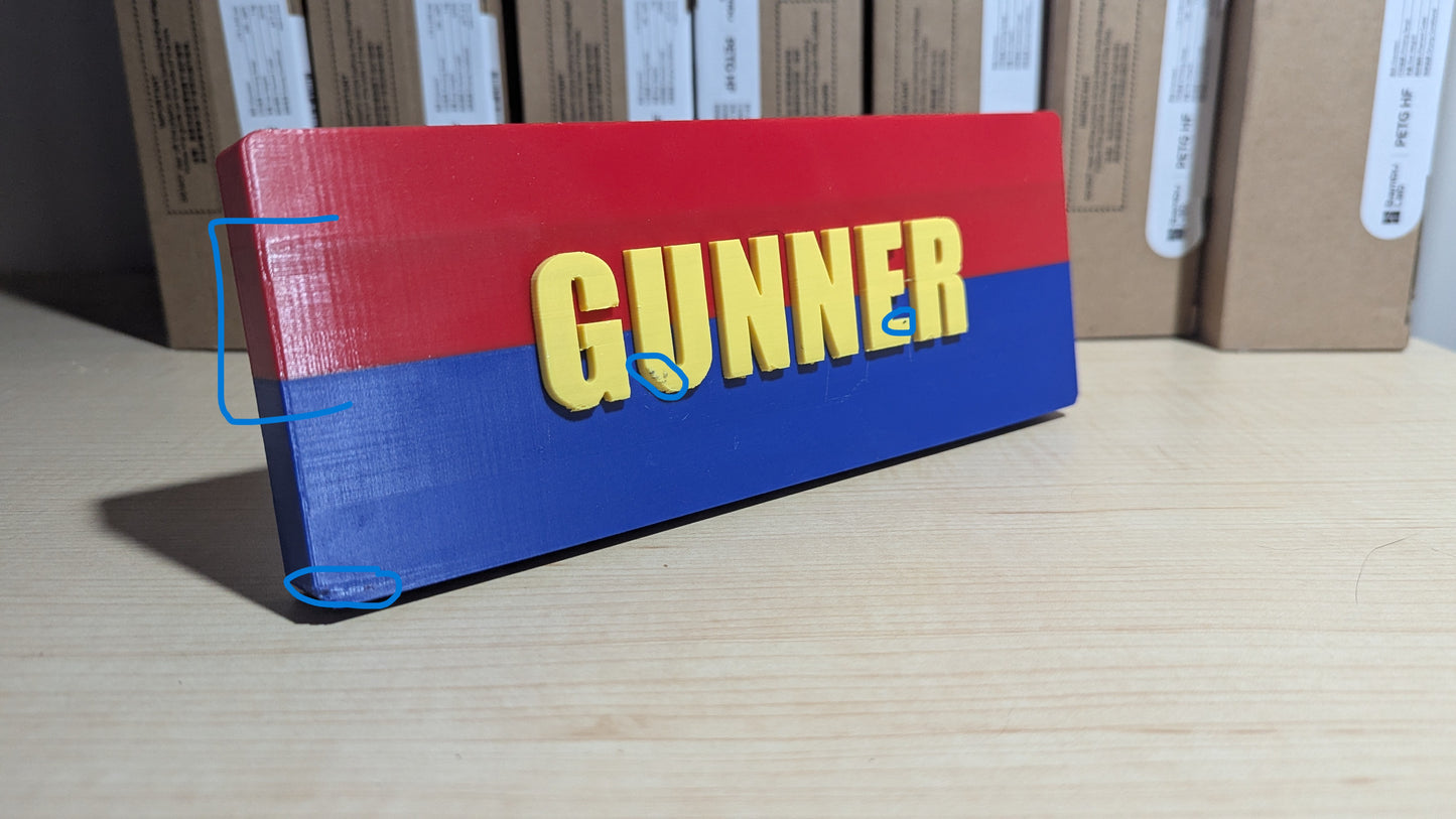 "GUNNER" Hitch Receiver Cover - IA and STOPPAGES SALE Item #7