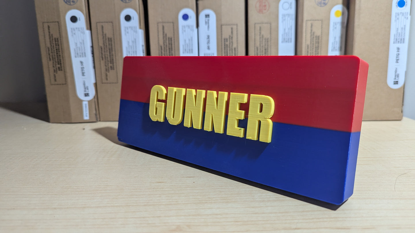 "GUNNER" Hitch Receiver Cover - IA and STOPPAGES SALE Item #7