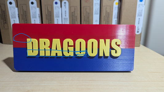 "DRAGOONS" Hitch Receiver Cover - IA and STOPPAGES SALE Item #8