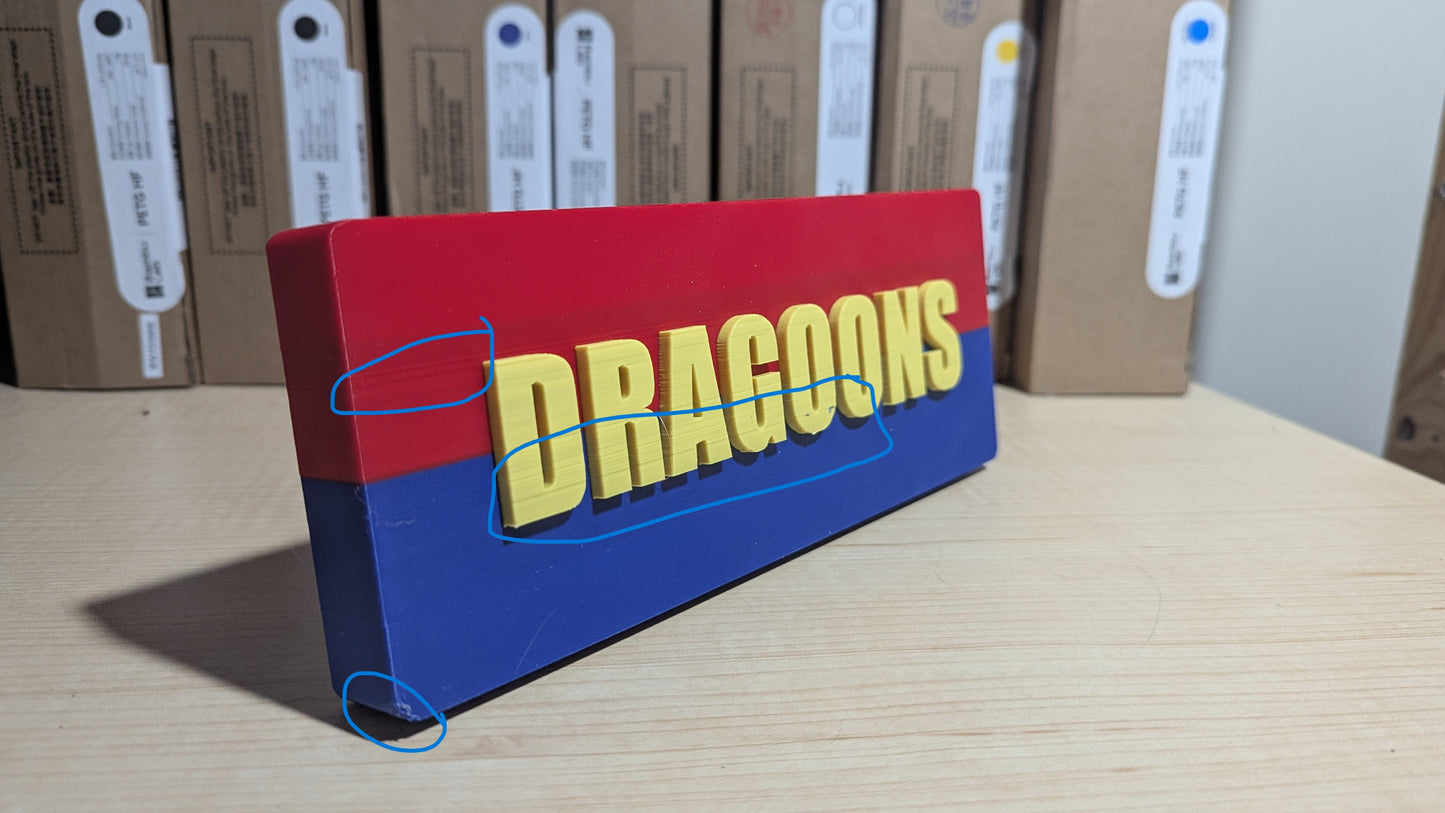 "DRAGOONS" Hitch Receiver Cover - IA and STOPPAGES SALE Item #8