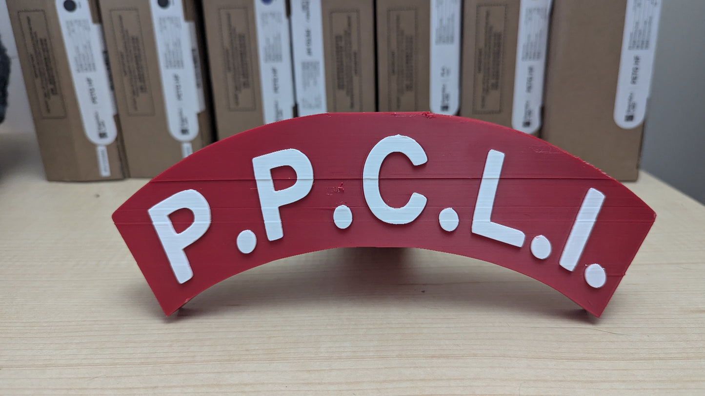 PPCLI Hitch Receiver Cover - IA and STOPPAGES SALE ITEM -#9