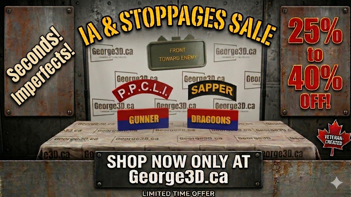 PPCLI Hitch Receiver Cover - IA and STOPPAGES SALE ITEM -#1